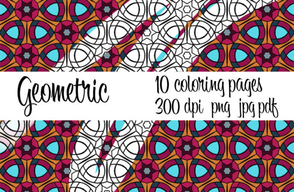 10 Geometric Pattern Coloring Pages for Creative Inspiration and Practical Use