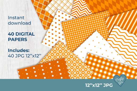 40 Printable Fall Digital Papers: A Creative Resource for Modern Designers