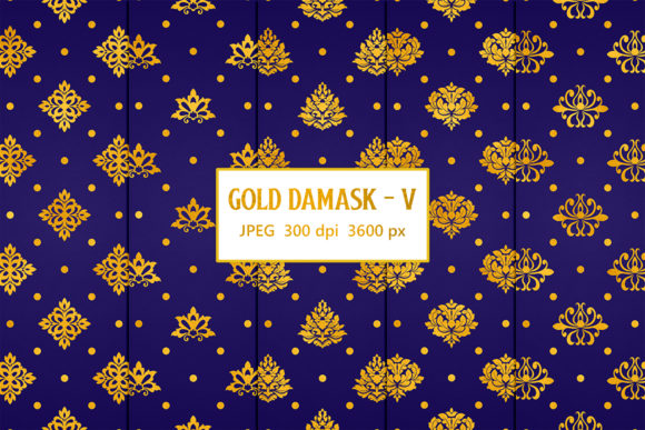 Blue Damask Backgrounds