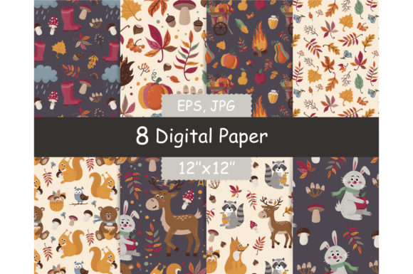 Fall Seamless Pattern Pack: A Creative Resource for Autumn Design Projects