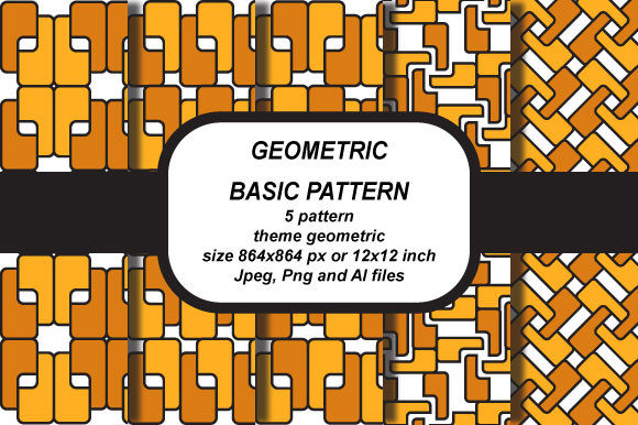 Geometric Basic Pattern: A Versatile Design for Creative Projects