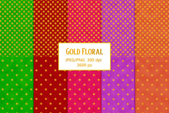 Gold Florals Backgrounds: Elevating Design with Timeless Elegance