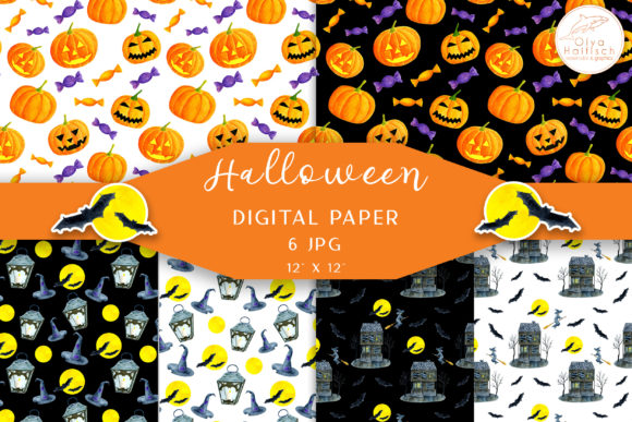 Halloween Watercolor Digital Paper Pack: A Strategic Tool for Creative and Business Success