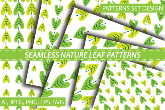 Seamless Natural Leaf Pattern