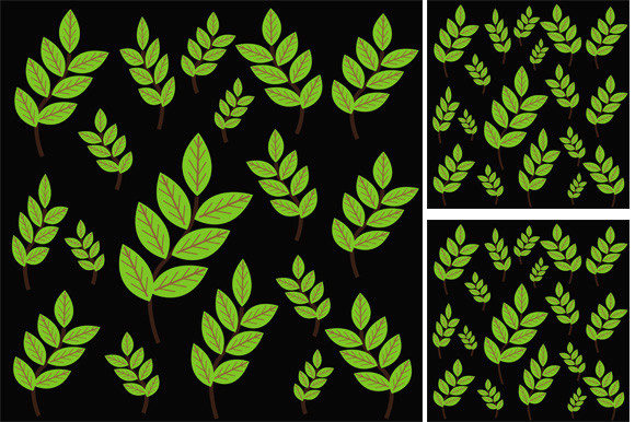 Seamless Pattern of Leaves for Creative and Practical Applications
