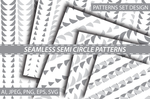Seamless Semi Circle Pattern