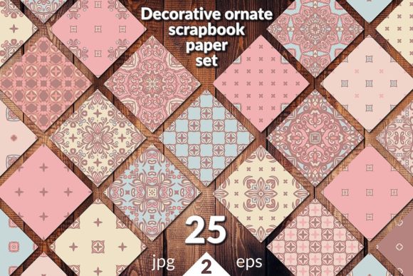 Vintage Charm in Digital Form: Exploring the Digital Scrapbooking Vintage Paper Set