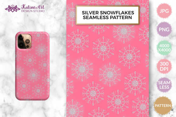 Winter Background Snowflakes Pattern
